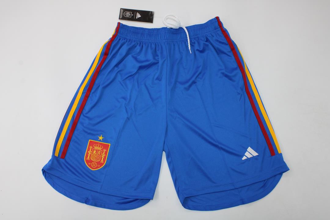 AAA Quality Spain 2022 World Cup Away Blue Soccer Shorts